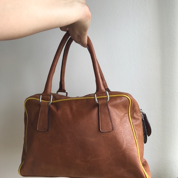 Italian leather tan oversized bag new Studiomoda - Picture 4 of 10